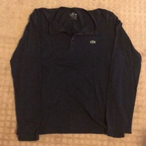 Lacoste long sleeve Pima cotton